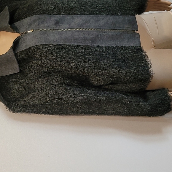 NWOT Unique Find! Vintage Nancy Bolen City Girl Green Fringe Jacket - Picture 3 of 6